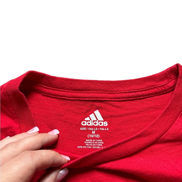 Adidas Tee sz Medium 10-12 - Picture 2 of 2